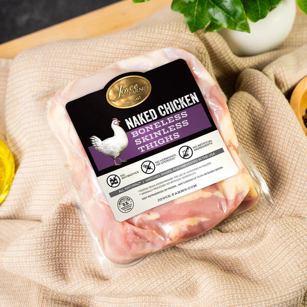 Boneless Chicken Thighs (4 packs, 1 lb. per pack)